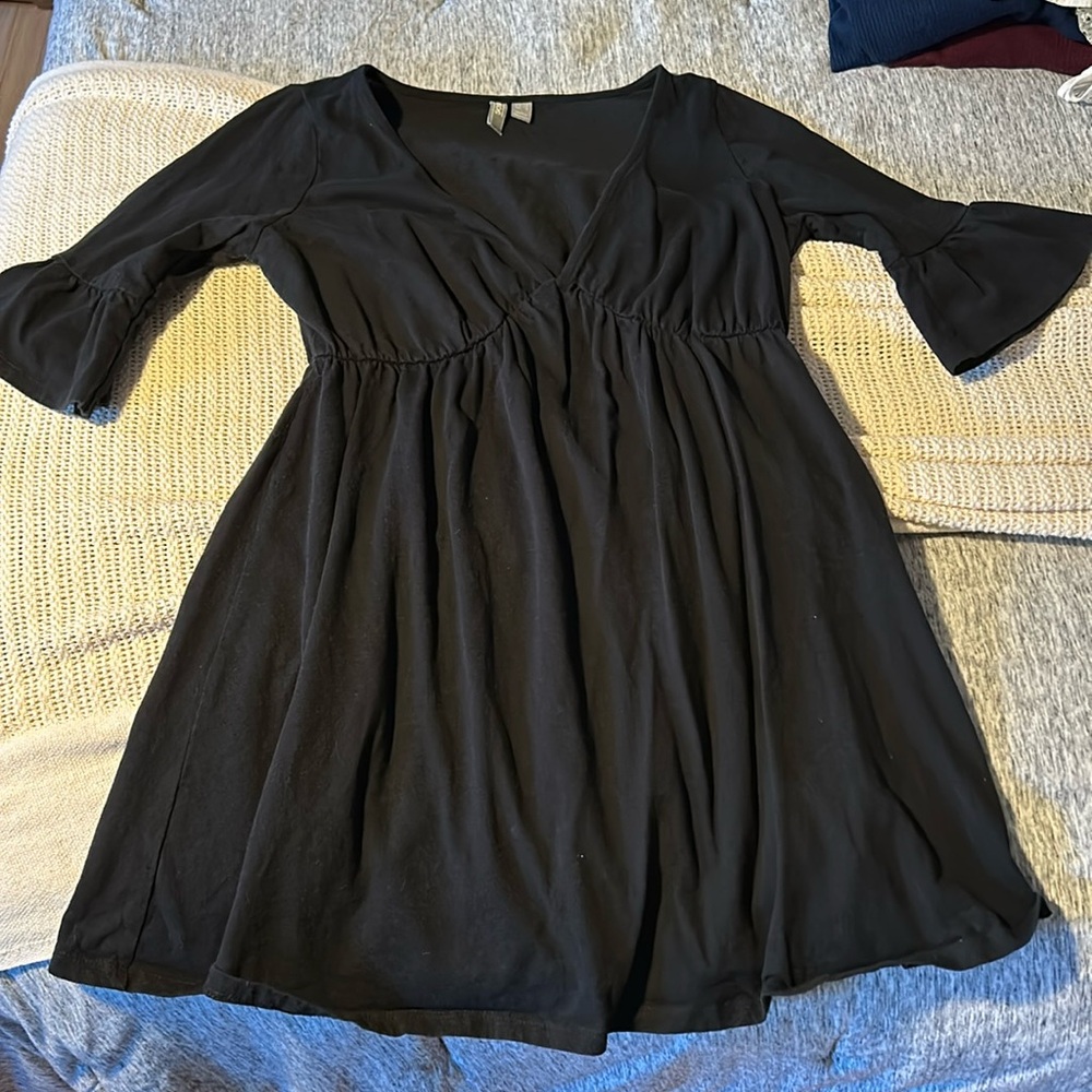 ASOS black t shirt mini dress